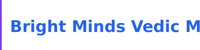 bright minds vedic mathematics academy logo